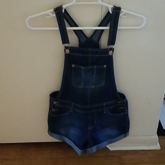 NOBO relaxed fit jean short overalls - Picture 1 of 6